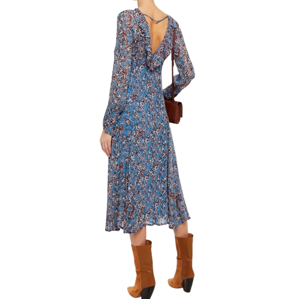 IRO Multicolor Floral Midi Dress